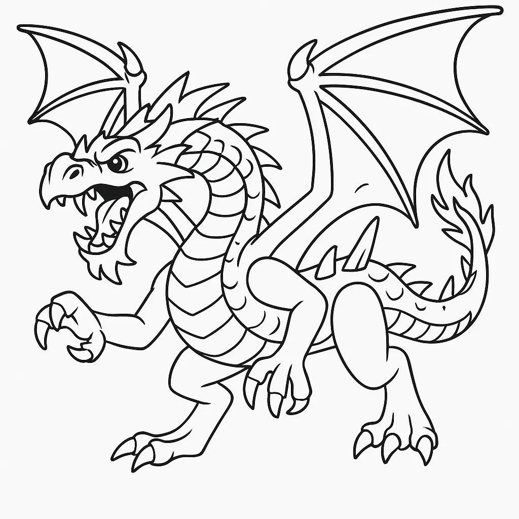 50 Ausmalbilder Lego Ninjago (Kostenlose Malvorlage Drucken) Ninjago Ausmalbild mit einem wilden Lego Drachen – perfekt zum Ausdrucken und Ausmalen