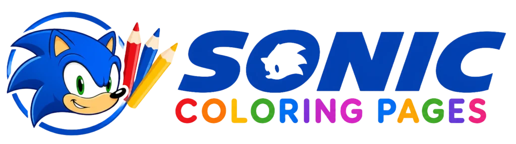 Sonic Coloring Pages Logo