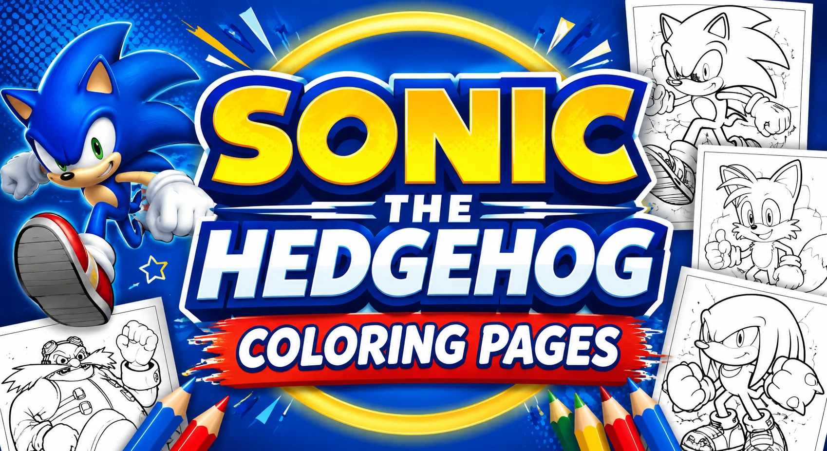 Sonic the Hedgehog Coloring Pages