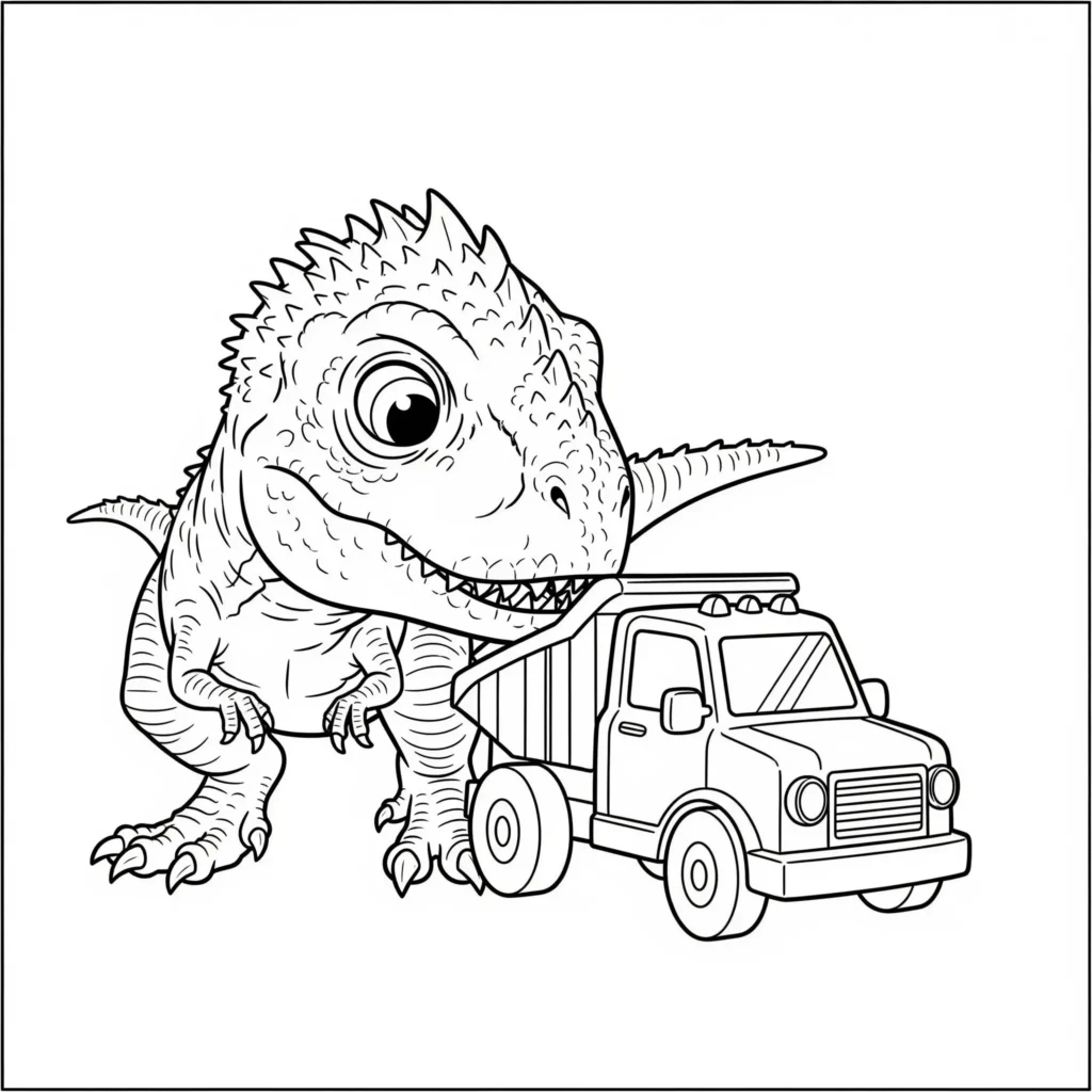 Indominus Rex Ausmalbilder (Gratis Dino Malvorlage drucken) baby indominus malvorlage pdf zum ausdrucken kostenlos für kinder als einfache ausmalbilder