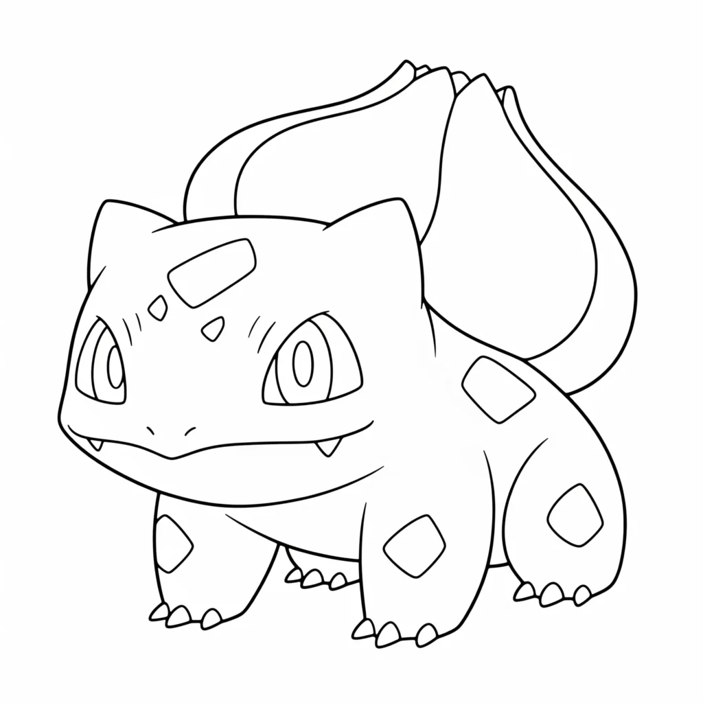 16 Bisasam Ausmalbilder (Gratis Pokémon Malvorlage drucken) Ein klassisches bisasam ausmalbilder als pdf zum ausdrucken für kinder und erwachsene, ideal zum kreativen ausmalen zu hause oder im unterricht