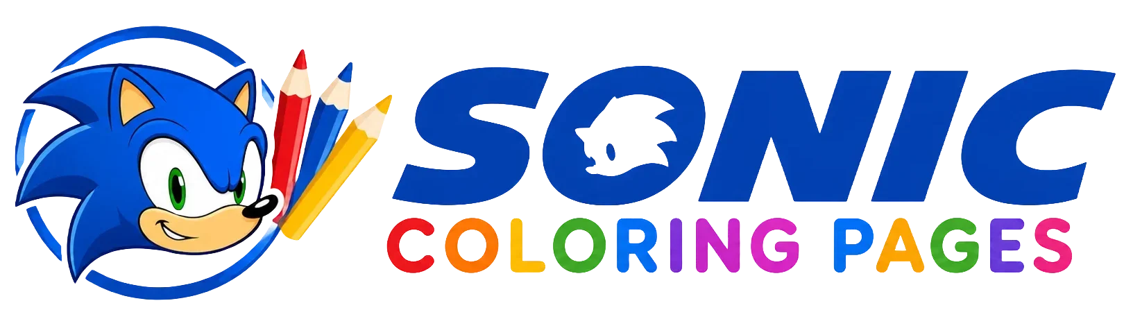 Sonic Coloring Pages Logo