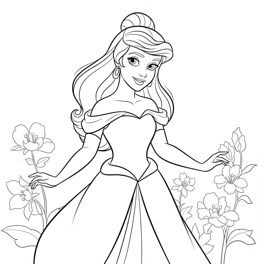 20+ Disney Prinzessin Ausmalbilder (Kostenlose Malvorlage drucken) Mehrere Disney Prinzessinnen als Ausmalbild für Kinder zum Ausdrucken