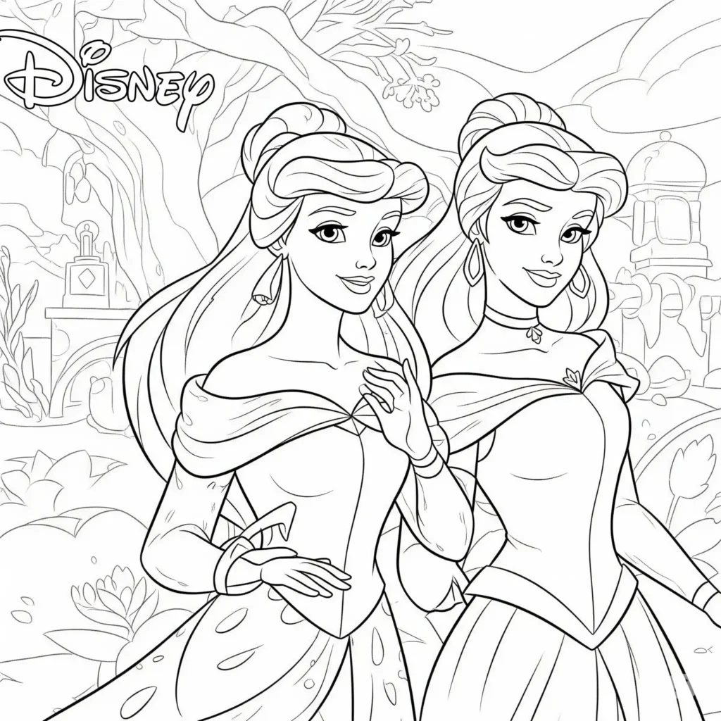 20+ Disney Prinzessin Ausmalbilder (Kostenlose Malvorlage drucken) Disney Prinzessin Malvorlagen zum Ausdrucken und Ausmalen für Kinder