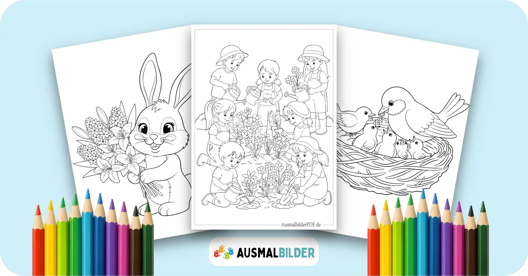 24 Ausmalbilder Frühling (Kostenlose Malvorlage zum Ausdrucken) Frühling Ausmalbilder kostenlose Malvorlagen zum Ausdrucken für Kinder und Erwachsene