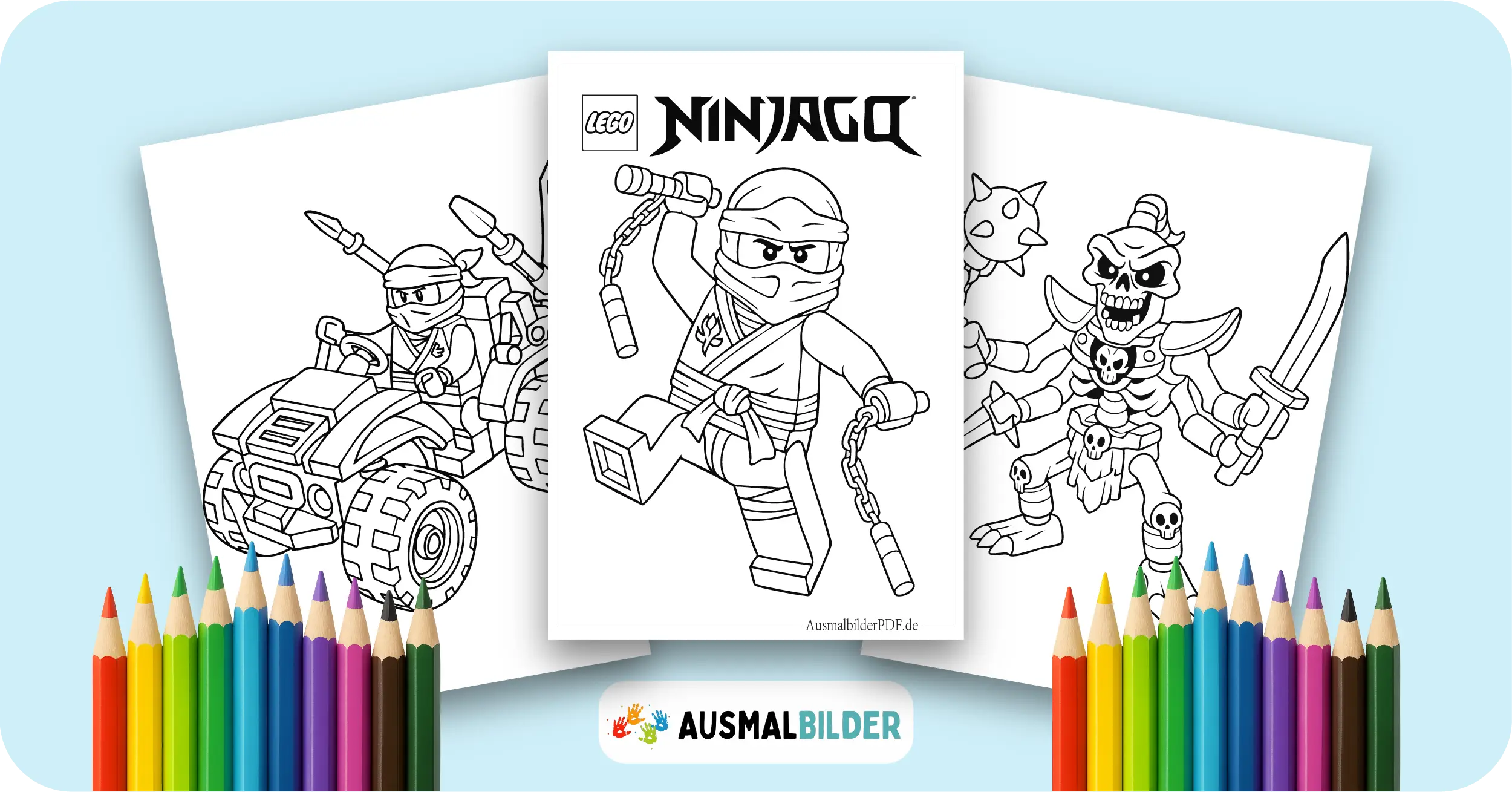 Lego Ninjago Ausmalbilder kostenlose Malvorlagen zum Ausdrucken für Kinder und Erwachsene