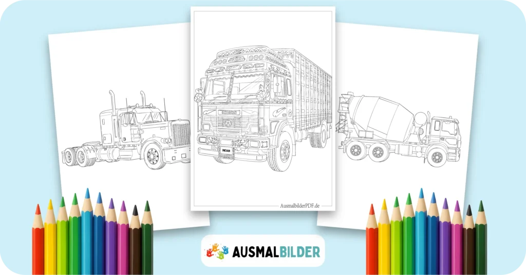 10+ LKW Ausmalbilder (Kostenlos Malvorlage zum Ausdrucken) LKW Ausmalbilder kostenlose Malvorlagen zum Ausdrucken für Kinder und Erwachsene