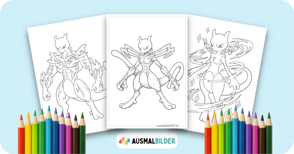16 Mewtu Ausmalbilder (Gratis Pokémon Malvorlage zum drucken) Mewtu Ausmalbilder kostenlose Malvorlagen zum Ausdrucken für Kinder und Erwachsene
