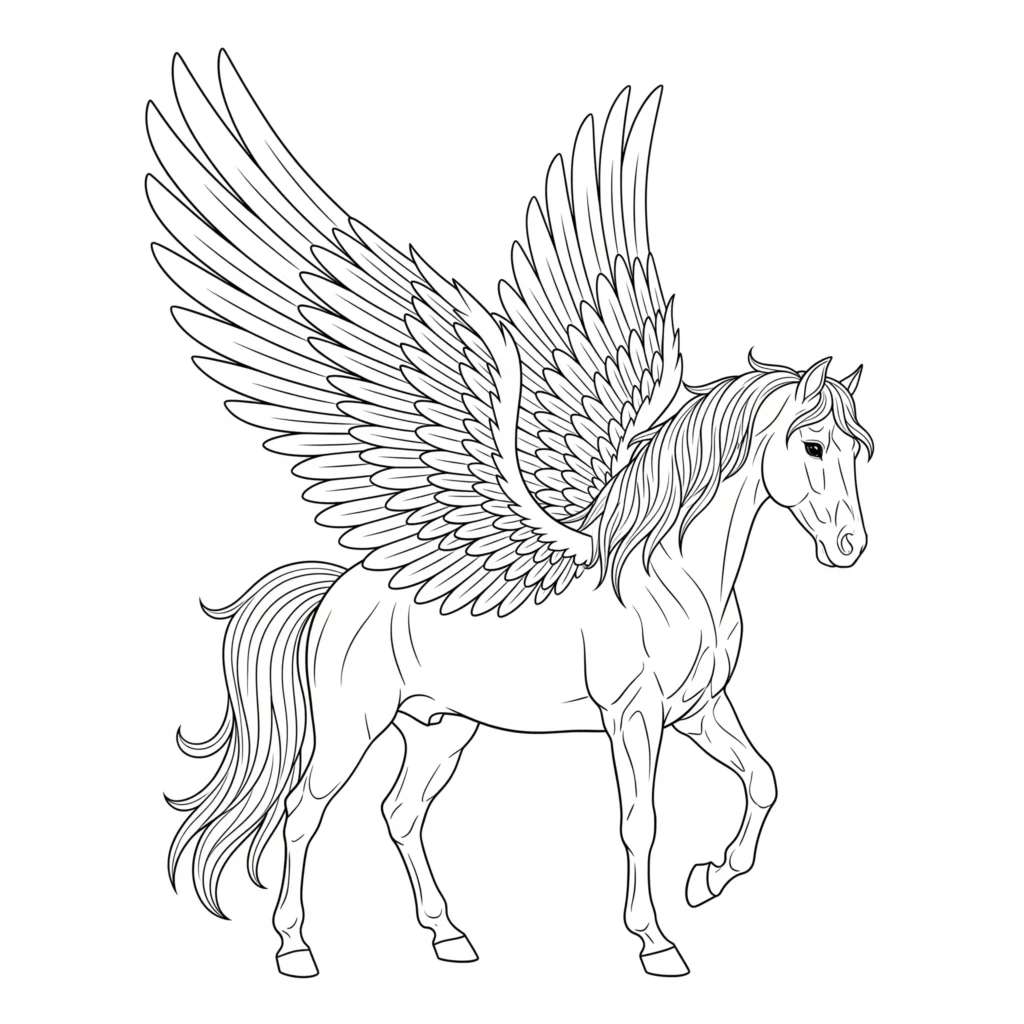10+ Pegasus Ausmalbilder (Gratis Malvorlage zum Ausdrucken) Pegasus Ausmalbilder zum Ausdrucken für Kinder und Erwachsene. Diese Malvorlage ist perfekt für alle Pegasus Fans.