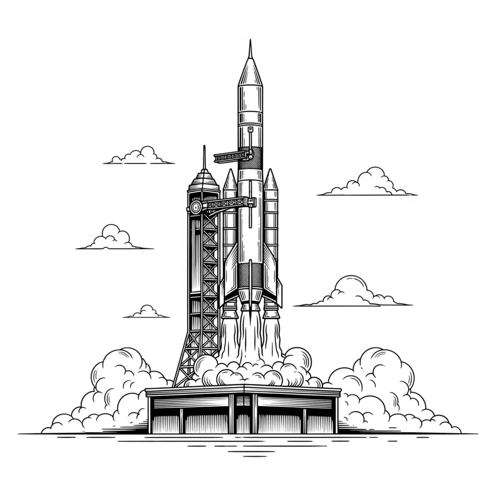 10+ Rakete Ausmalbild (Kostenlos Malvorlage zum Ausdrucken) Rakete Ausmalbild für Kinder zum Ausdrucken und Ausmalen.