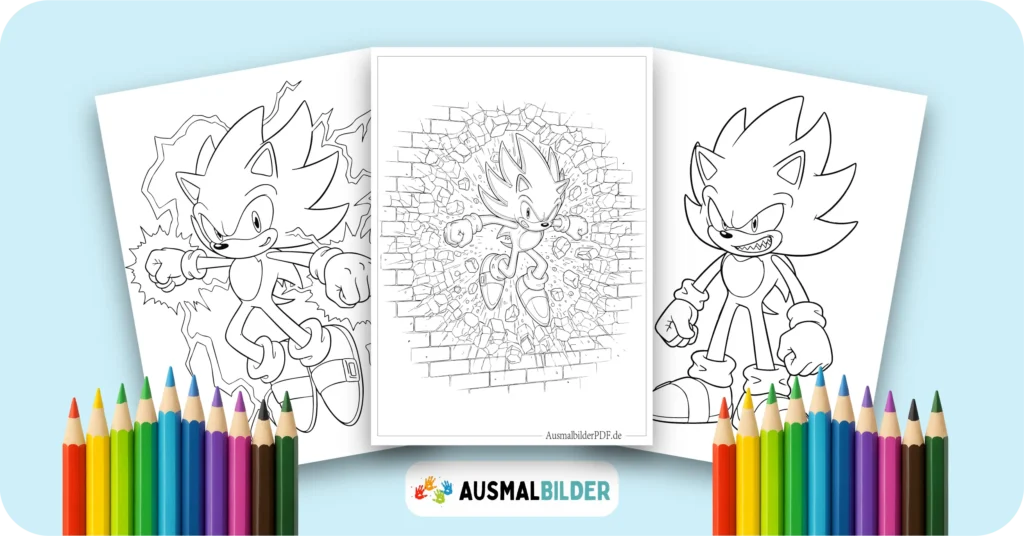 14 Super Sonic Ausmalbilder (Gratis Vorlagen zum Ausdrucken) Super Sonic Ausmalbilder kostenlose Malvorlagen zum Ausdrucken für Kinder und Erwachsene