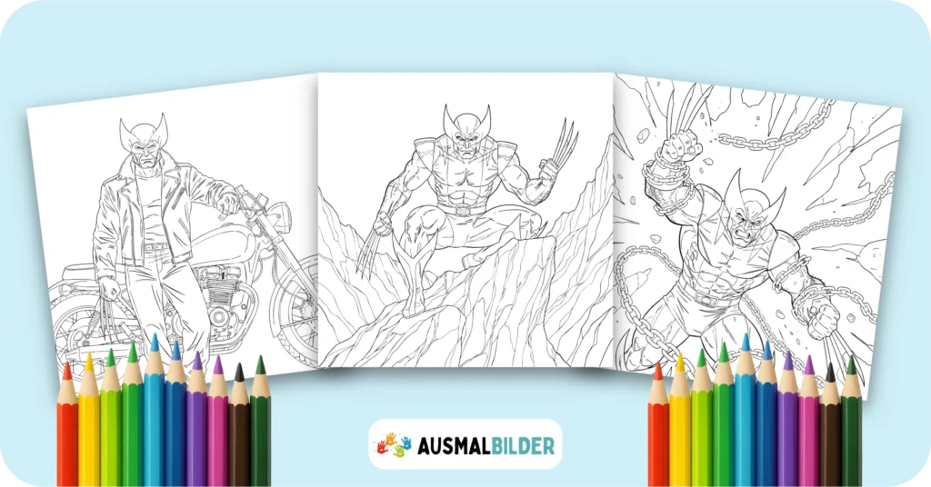 12 Wolverine Ausmalbilder (Superhelden Malvorlage zum drucken) Wolverine Ausmalbilder kostenlose Malvorlagen zum Ausdrucken für Kinder und Erwachsene